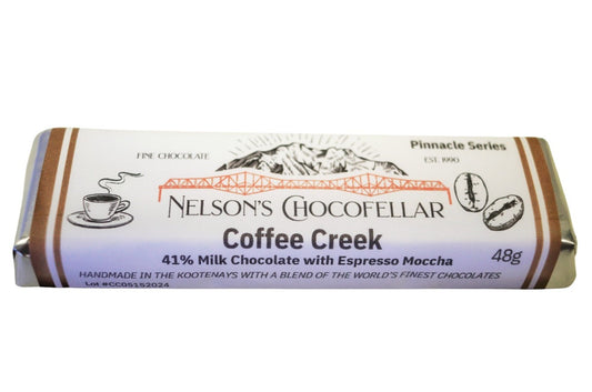 48g Coffee Creek Moccha Espresso Milk Chocolate Bar