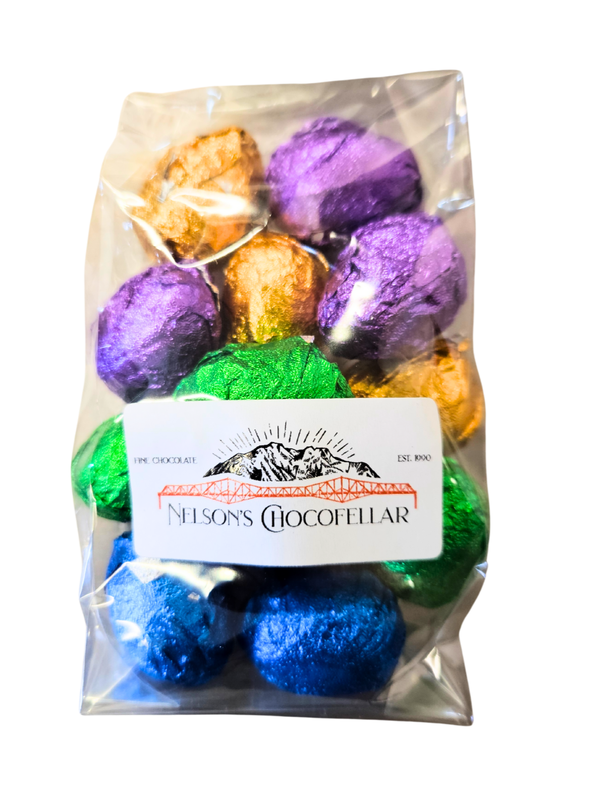 Mini dark and milk chocolate eggs (95g)