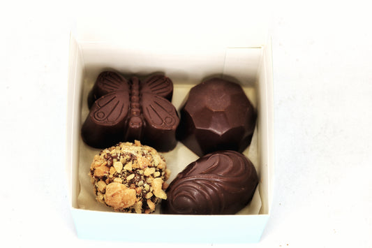 tea & coffee pairing chocolate box by Nelson's Chocofellar