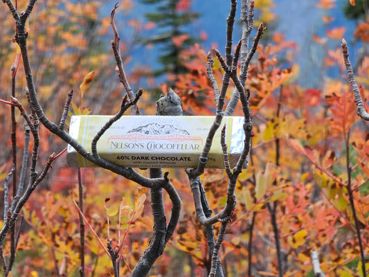 60% dark almond chocolate bar