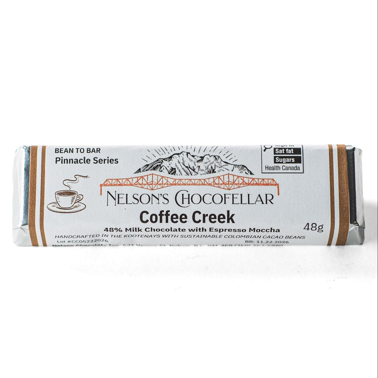 Coffee Creek Mocha Chocolate Bar