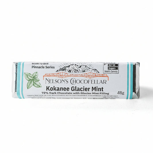 kokanee glacier mint chocolate bar