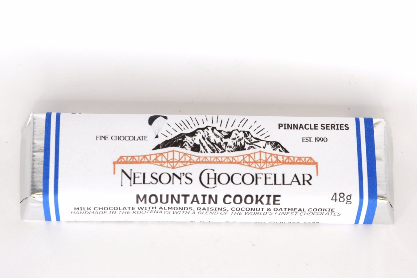 Mountain Cookie Milk Chocolate Bar 48g | Gluten Free