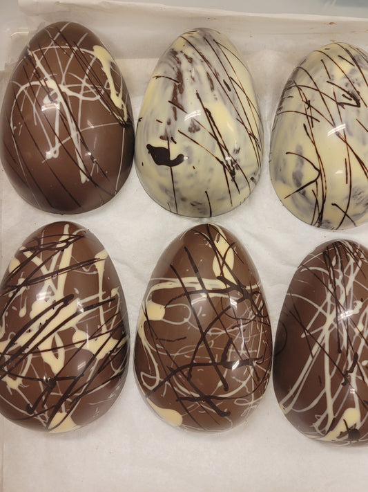 hand decorated easter eggs