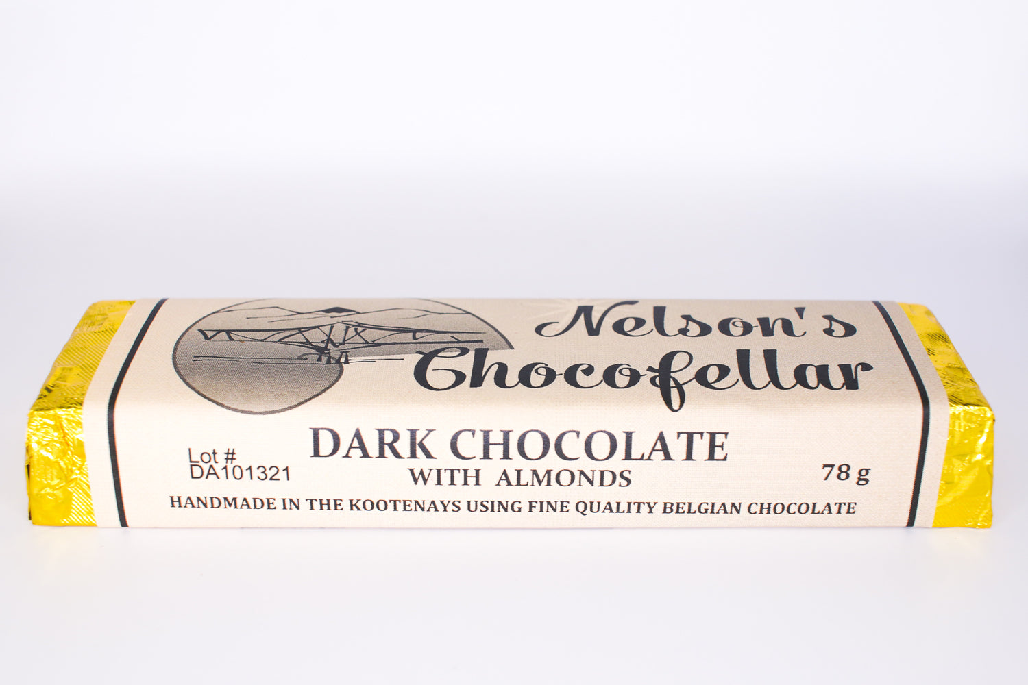 Dark Chocolate with Roasted Almonds 78g